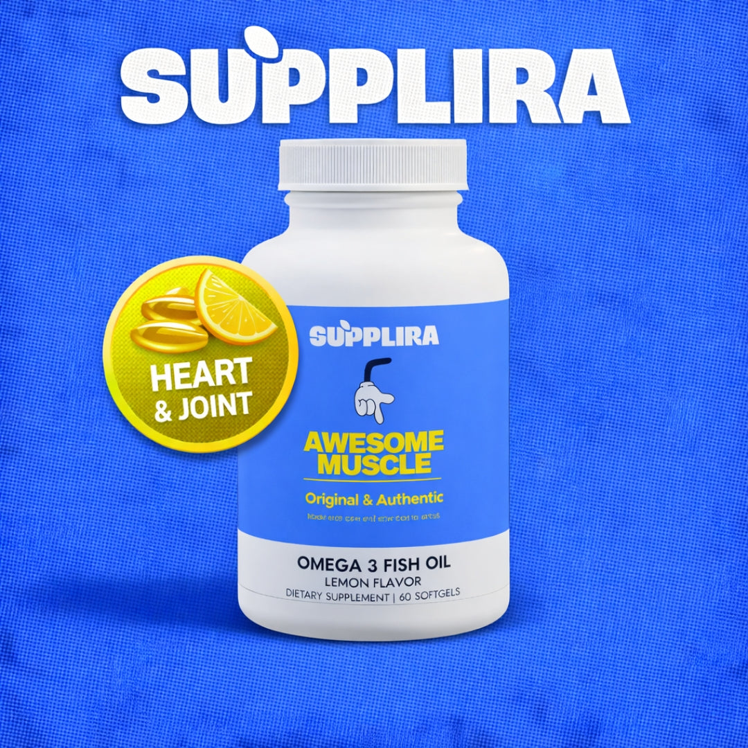 Omega 3 Fish Oil Supplement (60 Softgels)