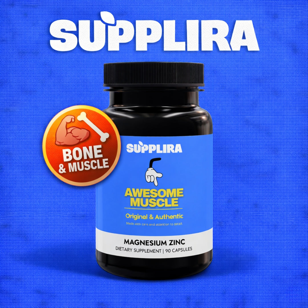 Magnesium Zinc Supplement (90 Capsules)
