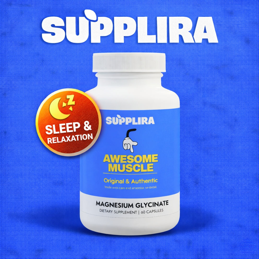 Magnesium Glycinate Supplement (60 Capsules)