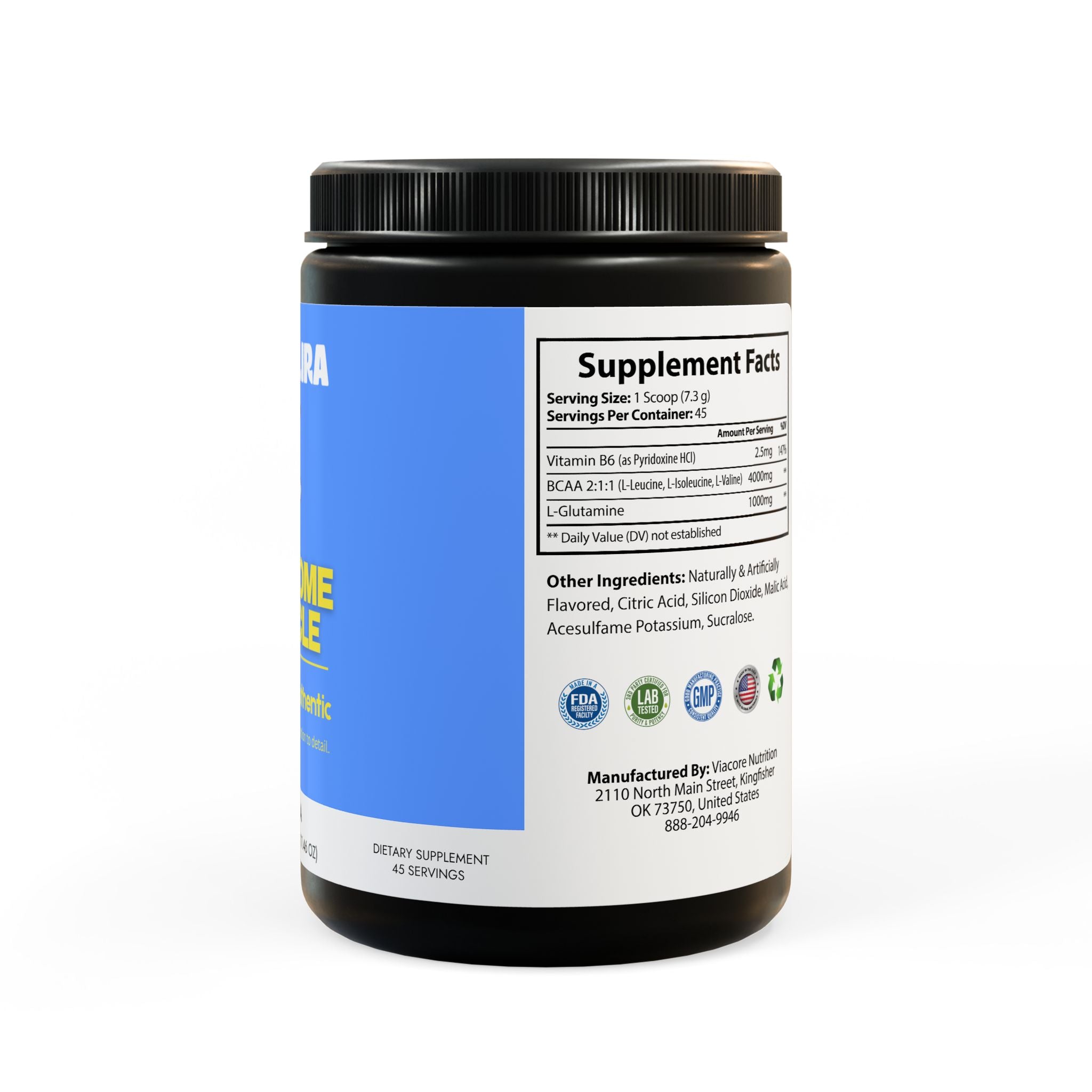 BCAA Supplement, Watermelon (325g, 11.46oz, 45 servings)